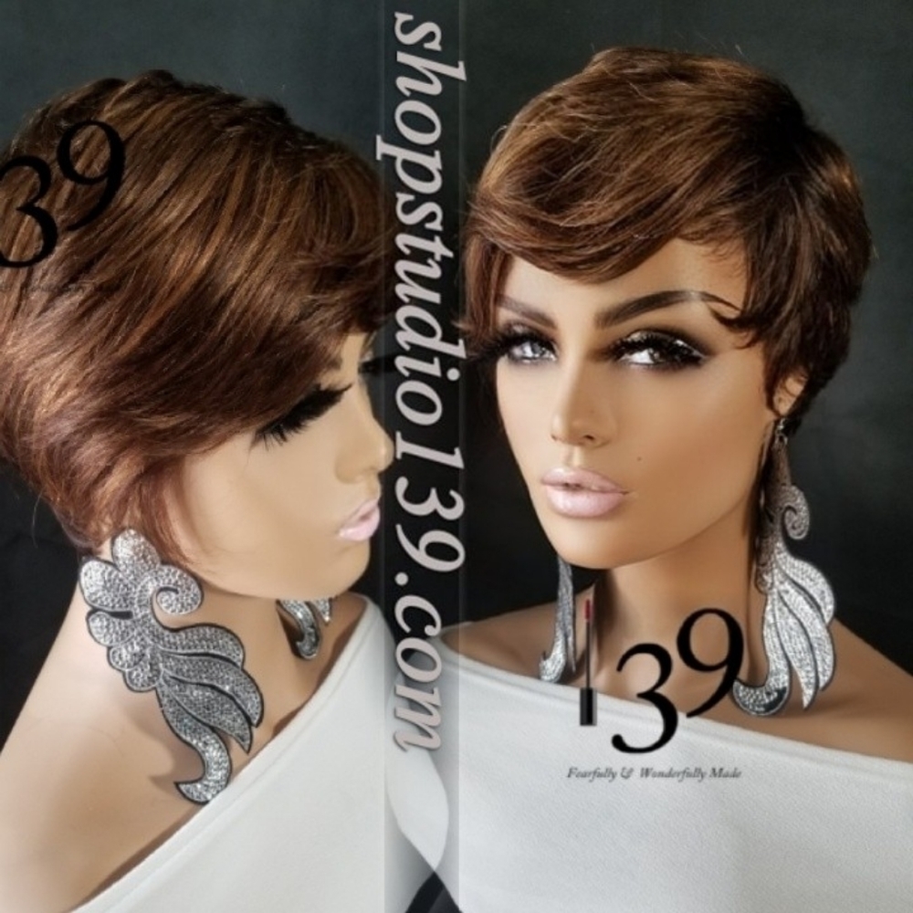 100%human hair pixie wig - Picture 2 of 4